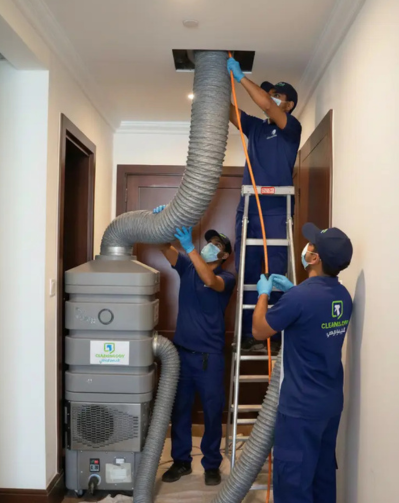 Professional HVAC duct cleaning services in Qatar ensuring clean air, improved airflow, and better indoor air quality.