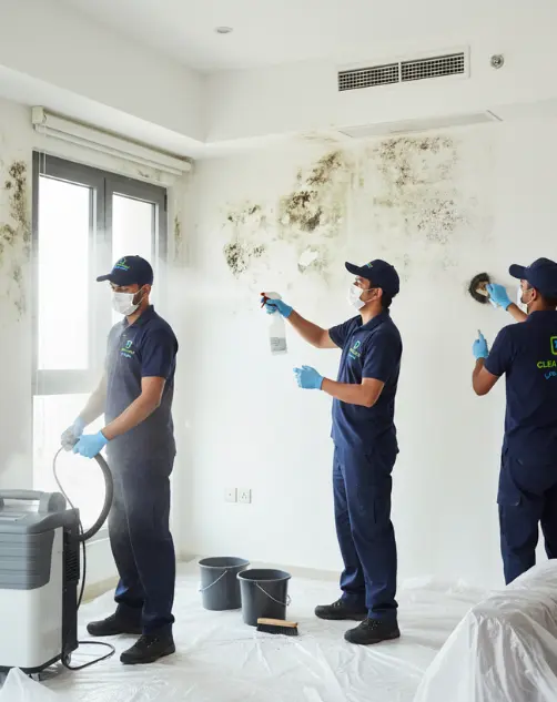 Clean and restored room after professional mould removal in Qatar — mould-free, sanitized, and fresh environment.